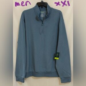 Tek Gear Blue Zip Up Sweater Casual